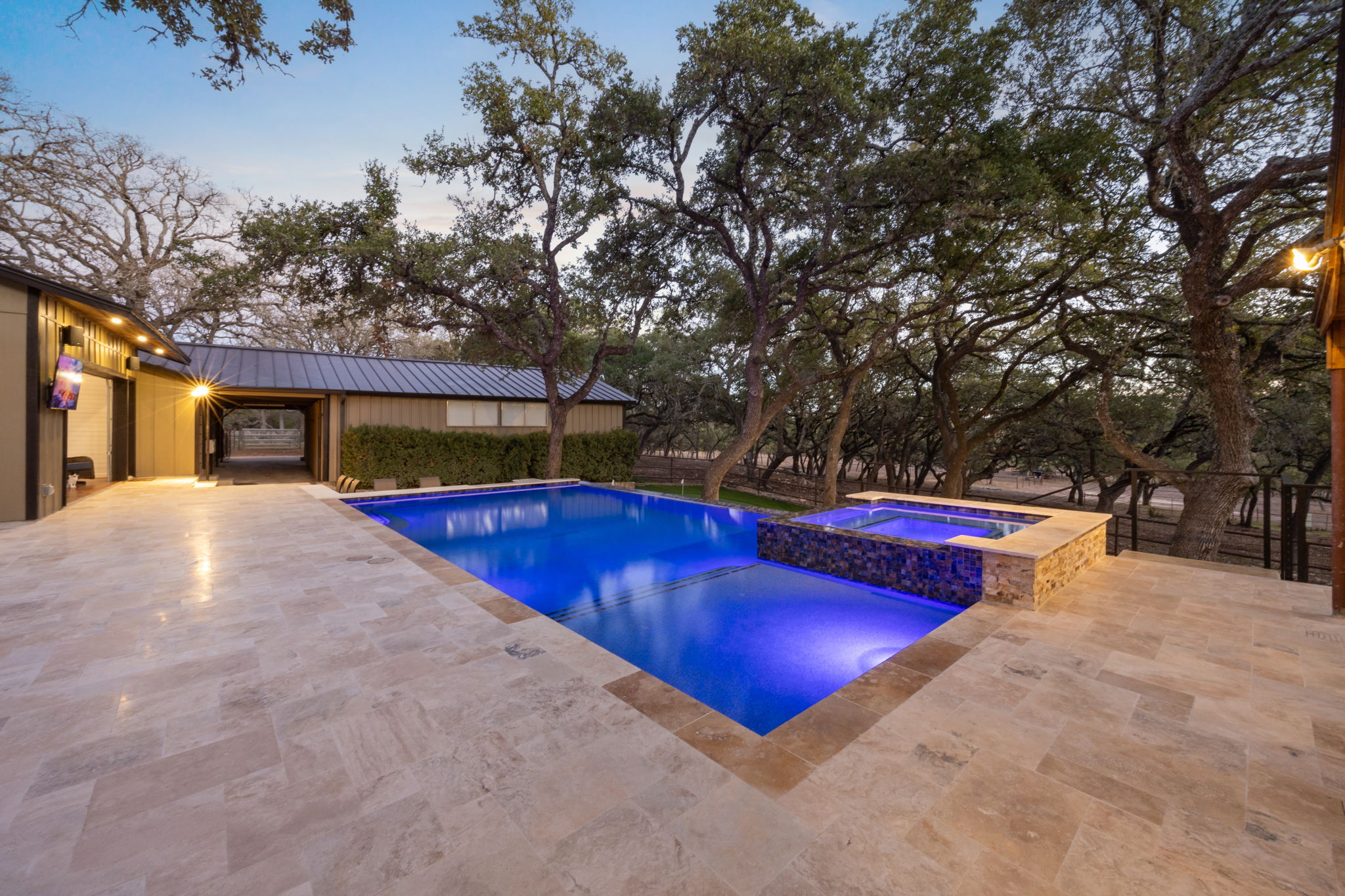 Outdoor Living by Asante Pools in the Texas Hill Country
